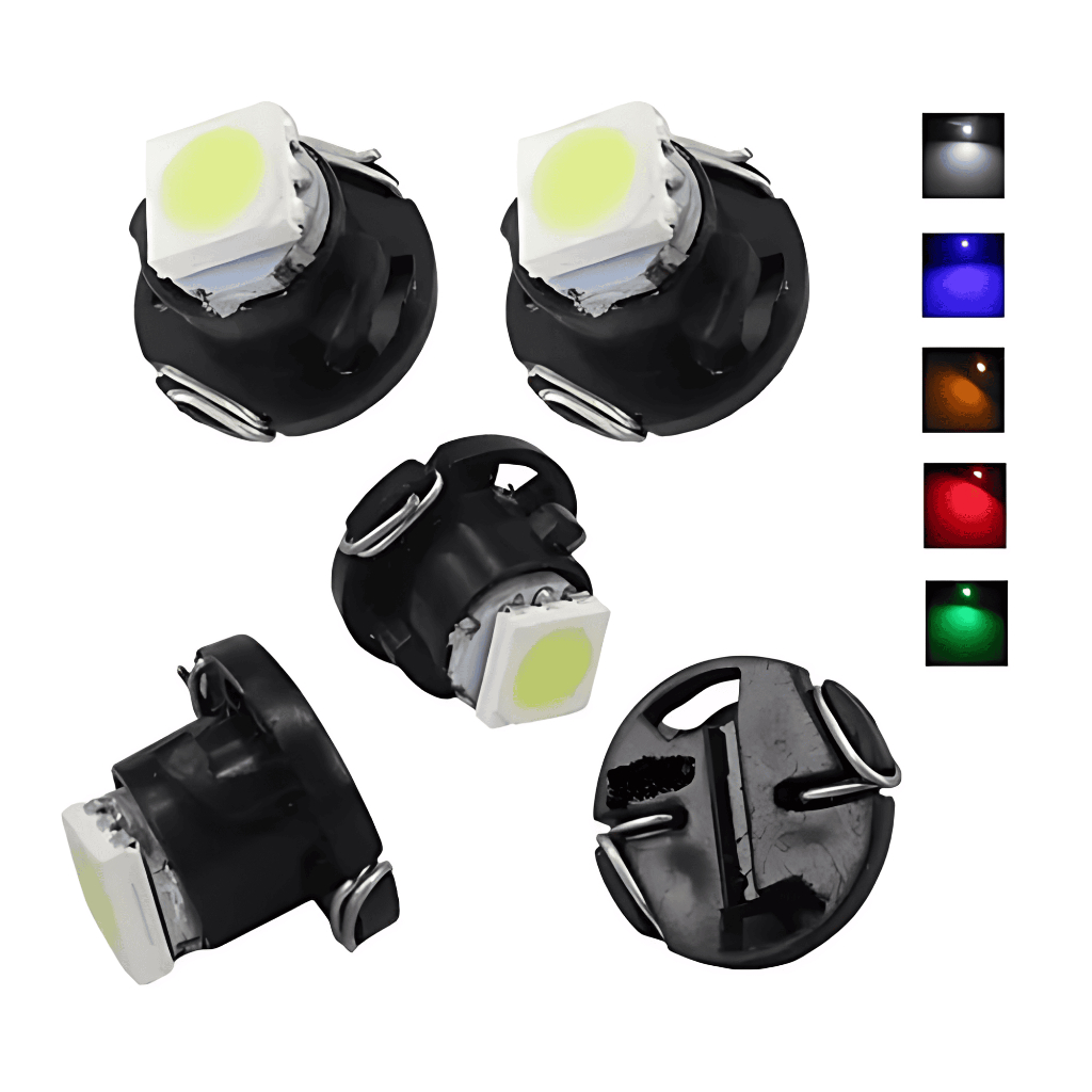 Kit 10 Lampada T4.2 10mm Led Verde 12v