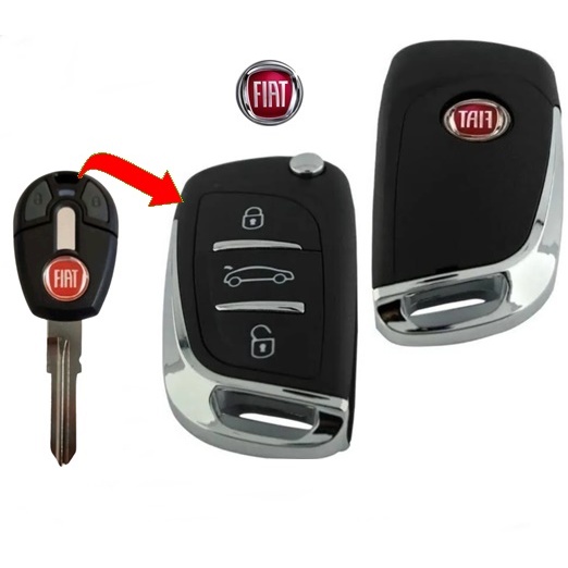 Chave Canivete Citroen  Positron Fiat Uno Palio Siena Strada Mobi Argo em Oferta na Shopee