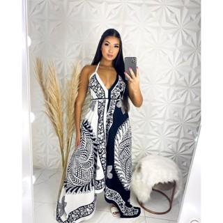 vestido lenço veste 38 a 48