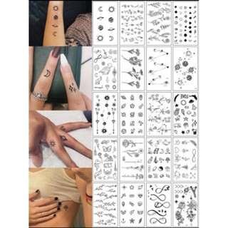 Tatuagem temporária vários modelos Pequenas tatuagens temporárias