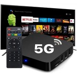 Com Box 4K Pro Sua Tv Vira Uma Smart Tv 5G 128 gb -INOV