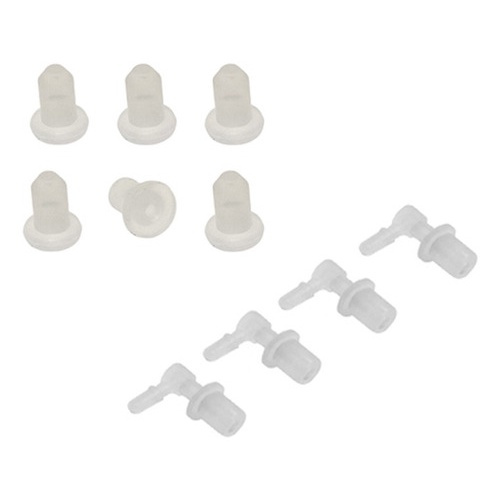 6 Tampões Vedação + 4 Kits Conectores Pra Bulk Ink Cartuchos