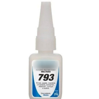 Cola adesiva 793 para colar metais papéis madeiras porcelanas borrachas e etc ~ IDEA FLORIDA SHOP ~ em Oferta na Shopee