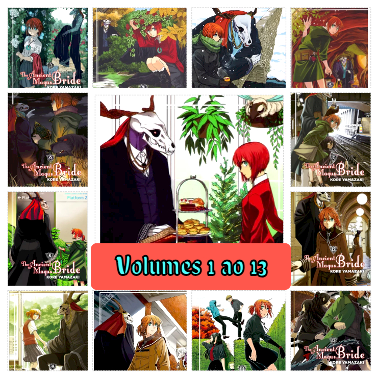 Mangá The Ancient Magus Bride Vol.1 ao vol.13 (Novo - Lacrado) Português