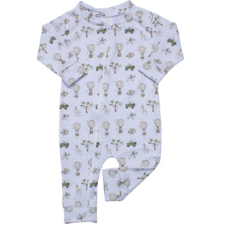 Macacão de Zíper Cotton Estampado Para Bebê Menino Menina Antialérgico Enxoval Maternidade em Oferta na Shopee