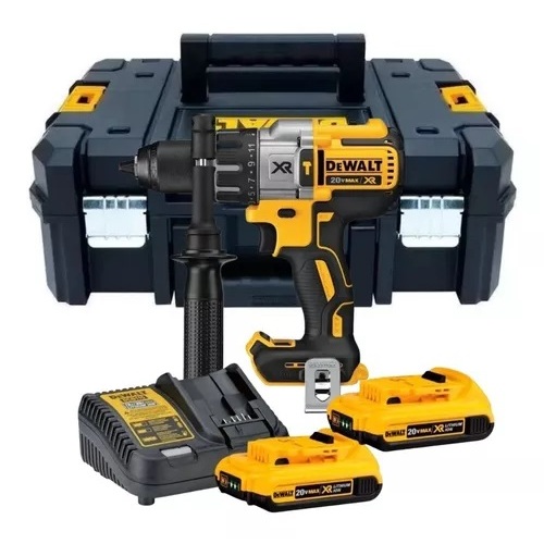 Furadeira Dewalt Dcd996 20v 2 Baterias + Carreg Biv + Maleta em Oferta na Shopee