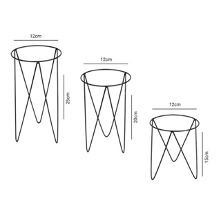 Kit 3 Suportes Tripé Para Vaso de Plantas Jardim em Oferta na Shopee