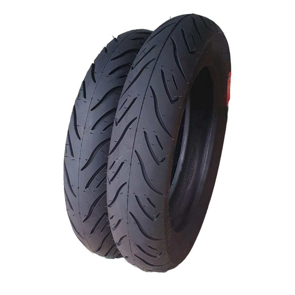 Par Pneus Honda Lead 110 / Elite 125 Aro 10 e 12 Technic Sport R 90/90-12 + 3.50-10 — imagem 2 de 2