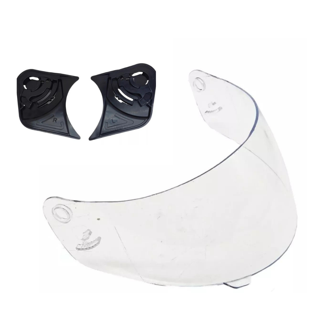 Viseira Capacete Ebf Cristal Spark E0x 2.2mm Mais Reparo Fixação Viseira em Oferta na Shopee