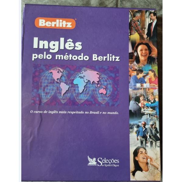 CURSO BERLITZ DE INGLÊS - BOX COM LIVROS E CDS