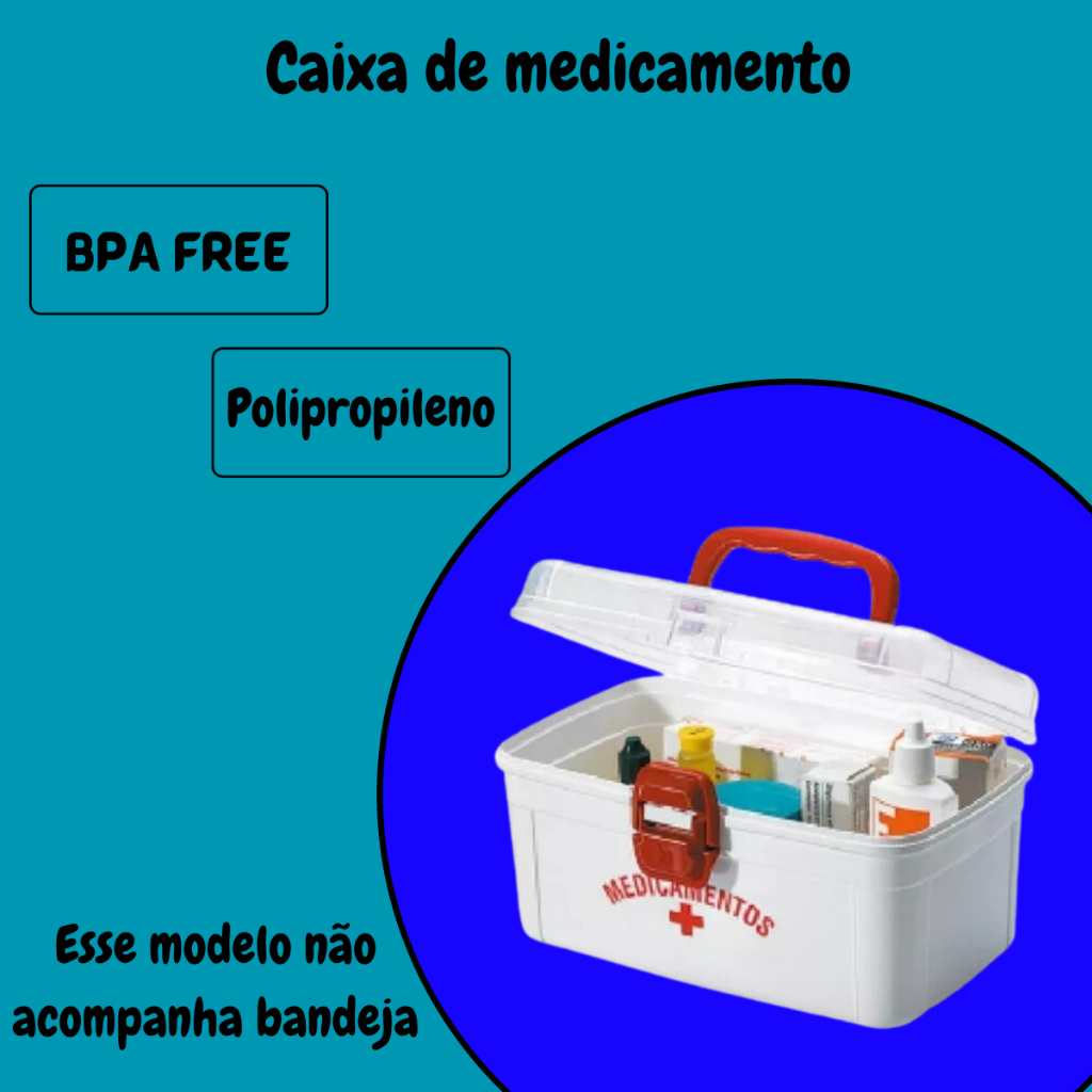 Caixa Medicamento Frasqueira Media Nitron