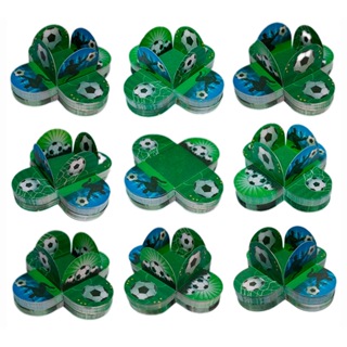 100 Forminhas Futebol 4 Pétalas Papel Cartão 200G Bola Jogo Taça Brigadeiros Festa Doces em Oferta na Shopee