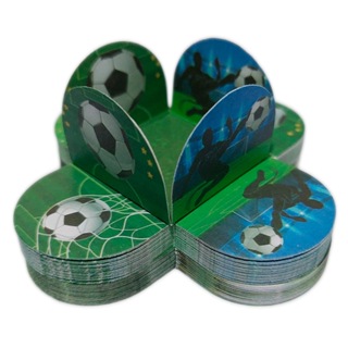 500 Forminhas Futebol Pétalas Bola Jogo Taça Brigadeiros Festa Doces em Oferta na Shopee