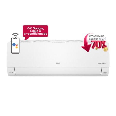 Ar Condicionado Split Inverter LG Hi Wall Dual Compact 12000 BTUs Frio S3NQ12JAQAL.EB2GAMZ - 220V