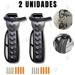 Kit 2x Suporte Parede Gancho Resistente Pendurar Bicicleta Bike Casa Apartamento