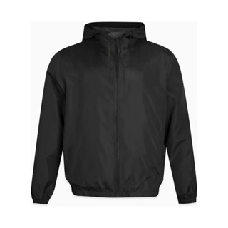 Jaqueta Corta Vento Masculina Lisa Com Capuz Blusa Leve