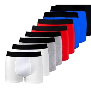 10 Cuecas Boxer com Forro em Algodão Kit com 10 Cuecas Confortável Microfibra