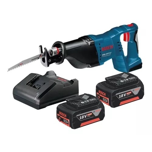 Serra Sabre Bosch 2 Baterias 4ah Gsa 18v-li Profissional Bivolt em Oferta na Shopee