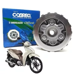 Kit Embreagem Completo Honda Biz125 2005 2006 2007 2008 2009 2010 2011 2012 2013 2014 2015 2016 2017 2018Original Cobreq