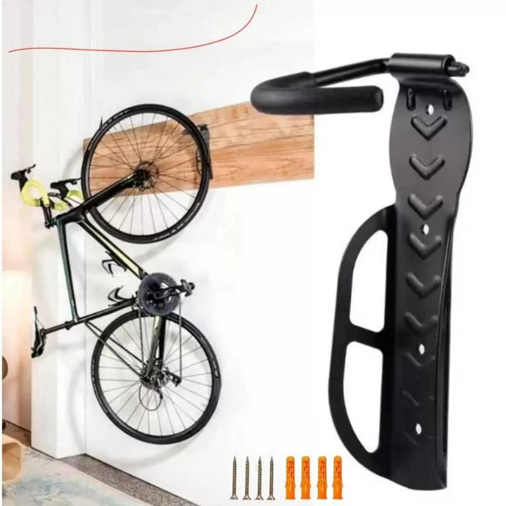 Suporte Gancho Para Pendurar Bicicleta Parede Universal Preto em Oferta na Shopee