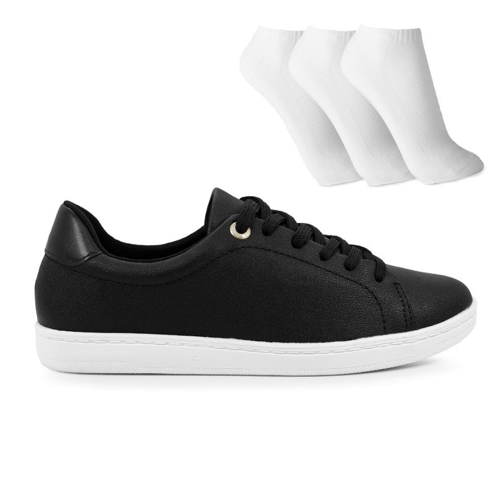 Tênis Modare Casual Feminino + 3 Pares de Meias Original com Nota Fiscal e Garantia em Oferta na Shopee