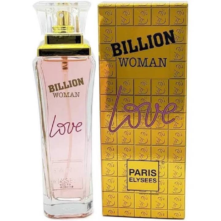 BILLION WOMAN LOVE INTENSE PERFUME PARIS ELYSEES 100ML