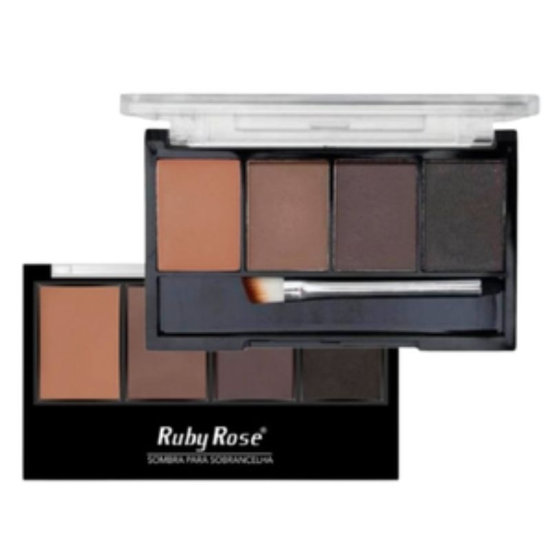 Paleta de Sombra Para Sobrancelhas - Ruby Rose Maquiagem