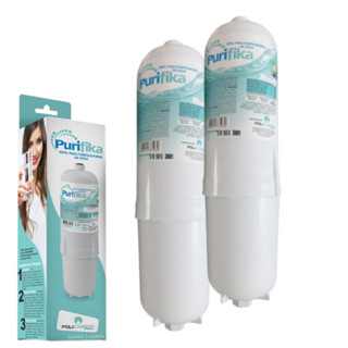 Kit 2 Filtro Refil Vela Purifika Para Purificadores De Água Compatível com modelo Everest
