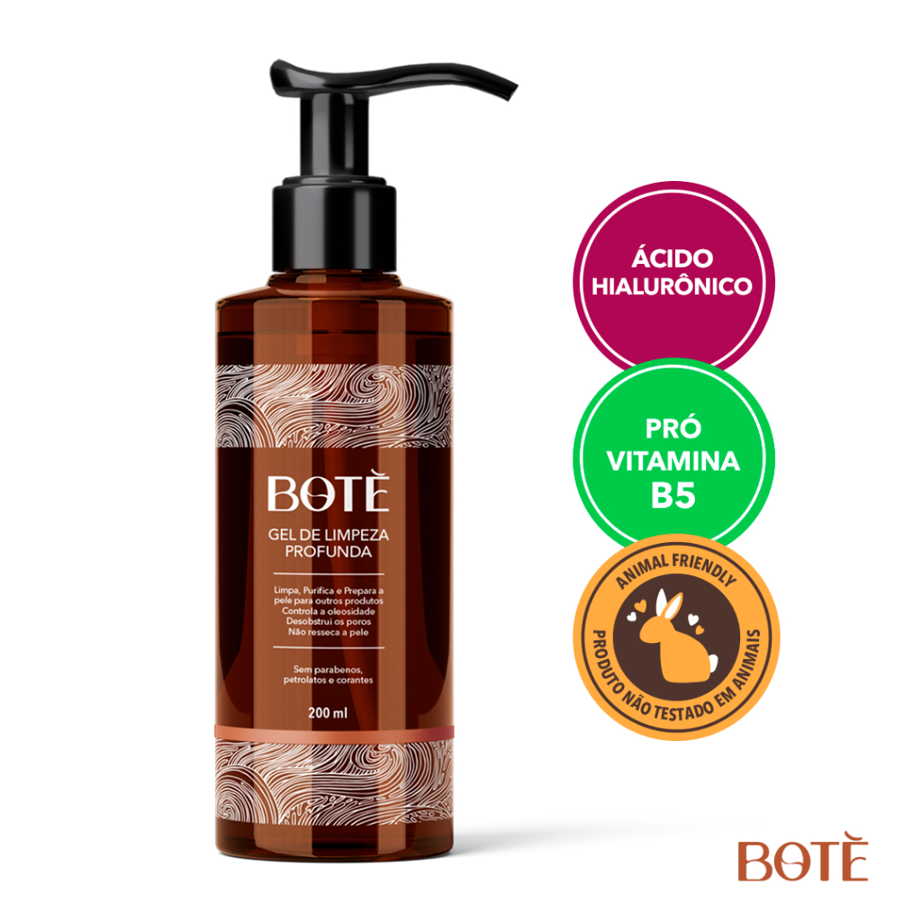 Gel De Limpeza Facial Botè Com B5 e Ácido Hialurônico 200g