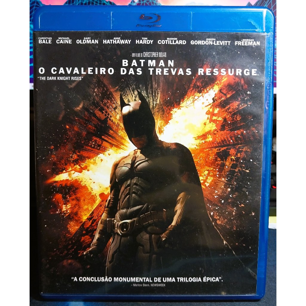 Bluray Batman - O Cavaleiro das Trevas Ressurge (2 Discos) - Blu-ray Batman Christian Bale