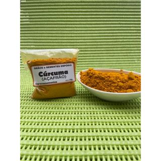 CÚRCUMA (AÇAFRÃO) - PRODUTOS NATURAIS - 60G - SEM CONSERVANTES