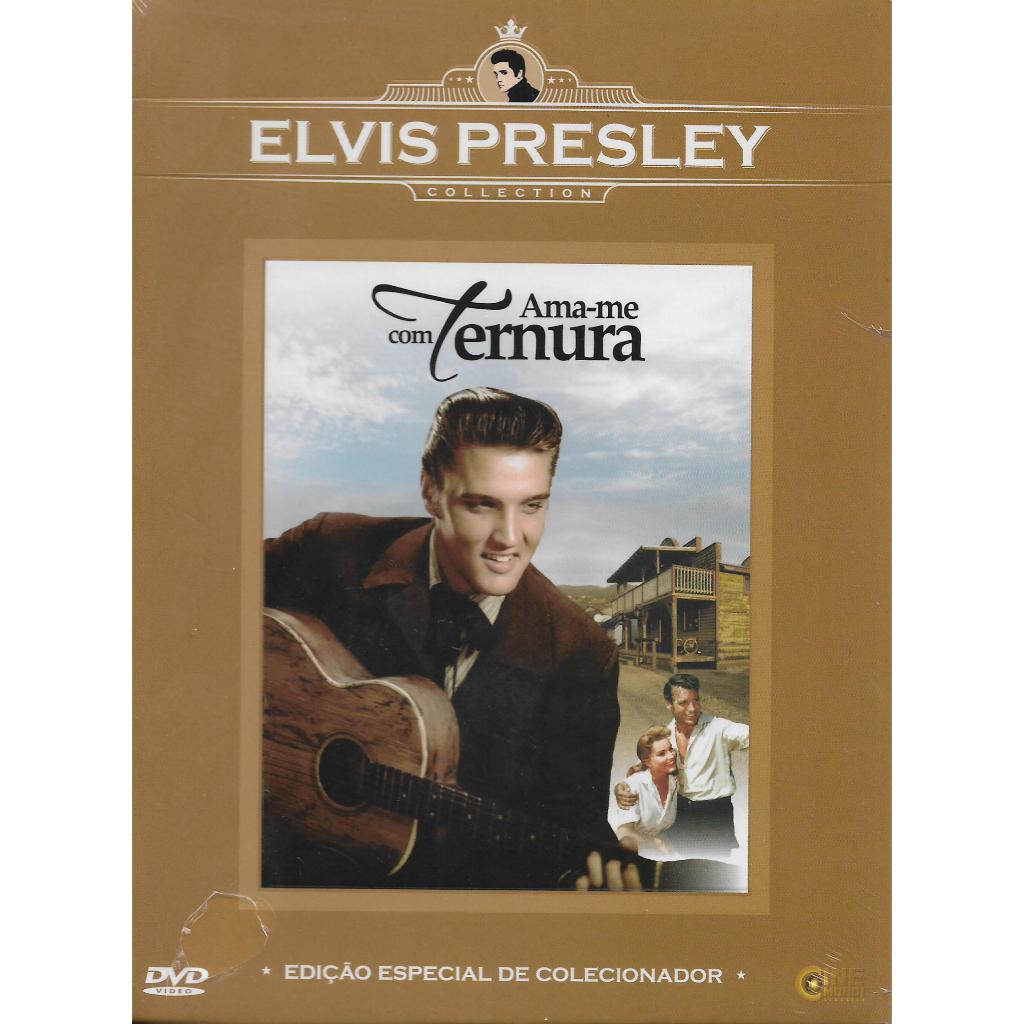 DVD Elvis Presley Collection: Ama-me com Ternura - Edição Especial de Colecionador - Box Digipack com Luva + 1 Card - Novo Lacrado