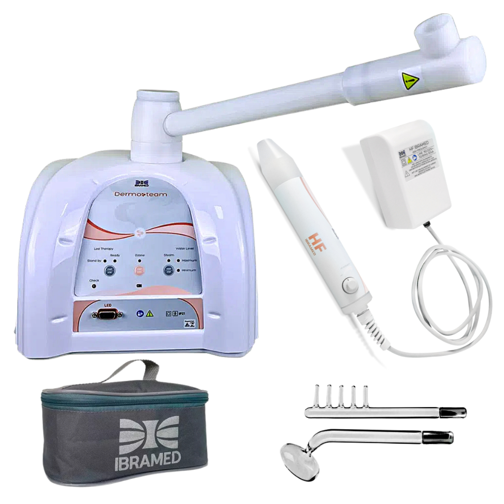 Ibramed - Dermosteam LED Vapor de Ozonio + Hf Alta Frequencia em Oferta na Shopee
