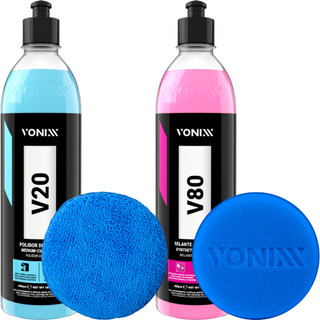 V20 Refino Remove Riscos + V80 Selante Proteção Vonixx em Oferta na Shopee