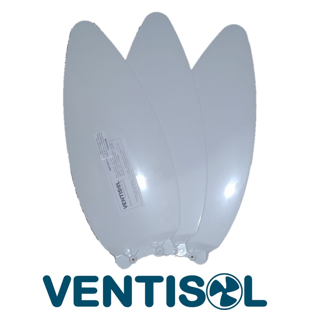 Hélice / Pás Vt Ventisol Prisma - Lumiar - Aires - Kit C/ 3