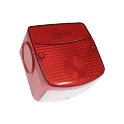 Lente Lanterna Traseira Intruder 125 2002 a 2010 - Intruder 250 1995 a 2003 Vermelha.