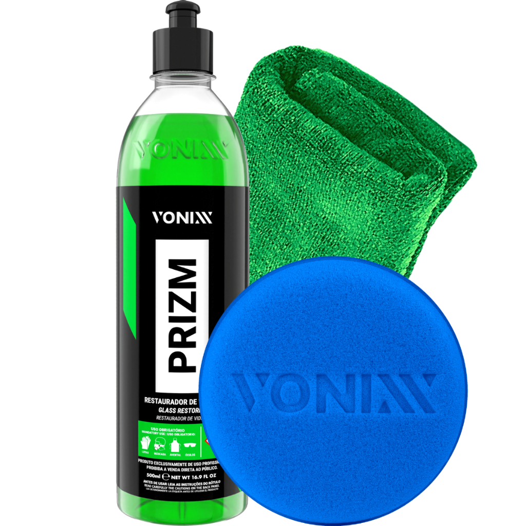 Prizm Removedor de Chuva Ácida para Vidros 500ml Vonixx Pano Aplicador - Spare Parts and Accessories for Vehicles