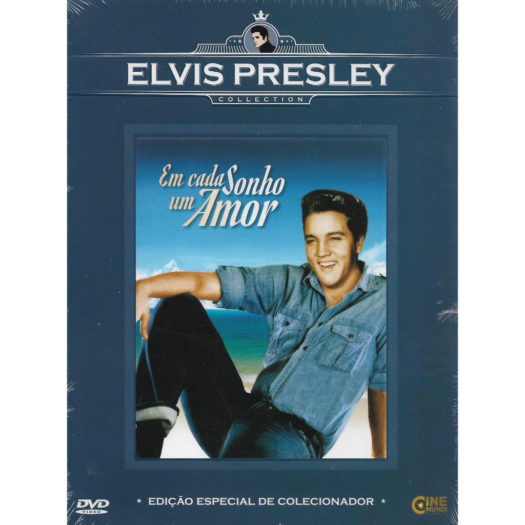 DVD Elvis Presley Collection: Em Cada Sonho Um Amor - Edição Especial de Colecionador - Box Digipack com Luva + 1 Card