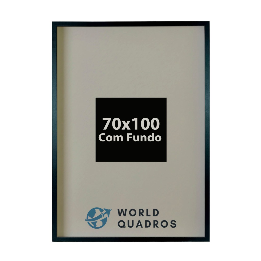 Moldura 70x100 Cm Com Fundo Sem Vidro Quadro Foto Impressão Retrato Fotografia Camiseta em Oferta na Shopee