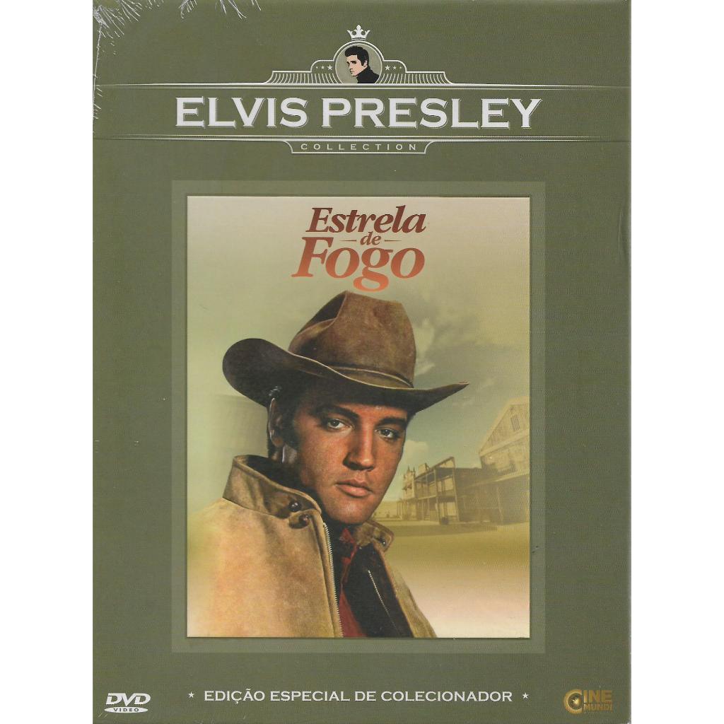 DVD Elvis Presley Collection: Estrela de Fogo - Edição Especial de Colecionador - Box Digipack com Luva + 1 Card - Novo Lacrado