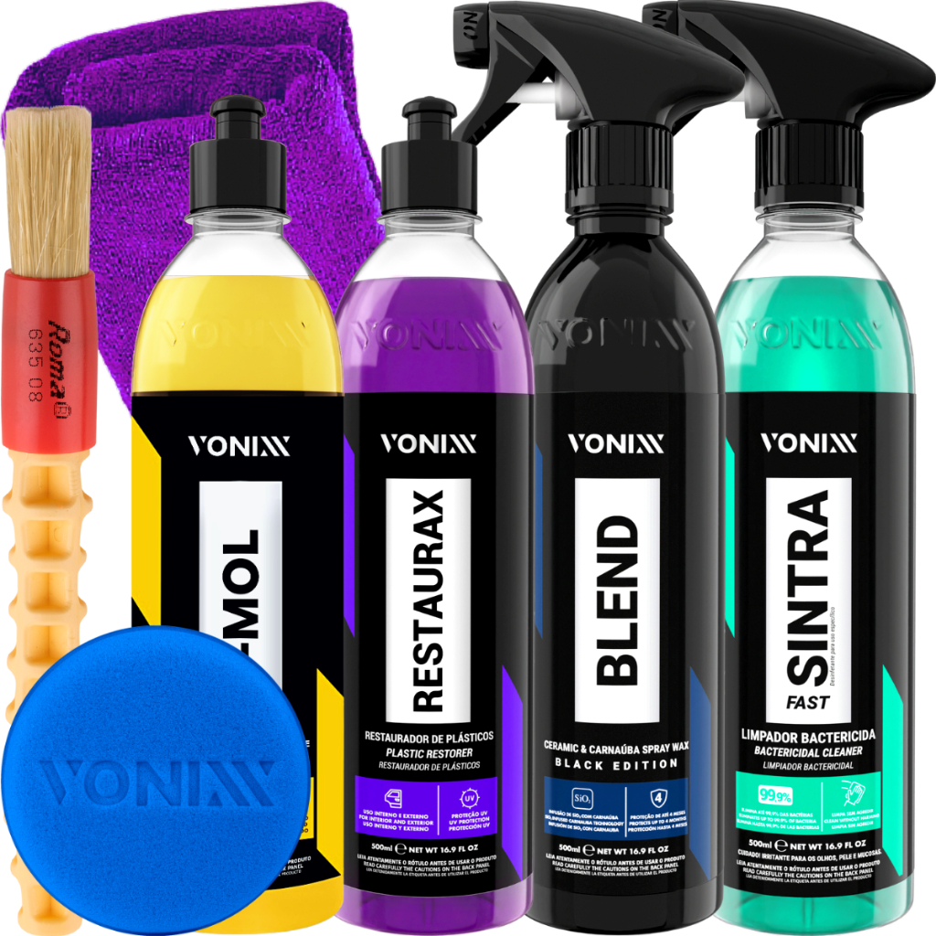 V-Mol Vonixx Shampoo Lavagem Cera Blend Black Sintra Restaurax em Oferta na Shopee