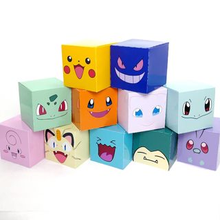 Caixa Cubo Pokémon Para Lembrancinha de Festa em Oferta na Shopee