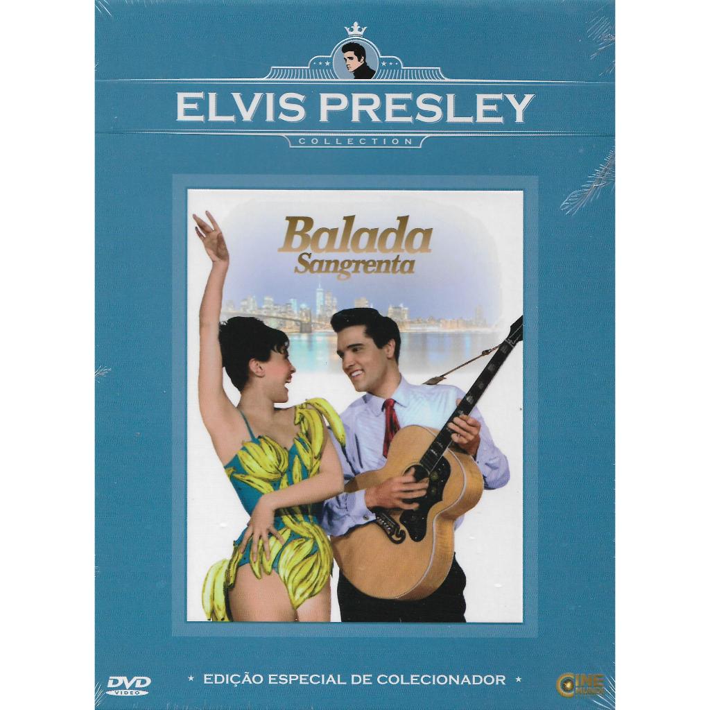 DVD Elvis Presley Collection: Balada Sangrenta - Edição Especial de Colecionador - Box Digipack com Luva + 1 Card - Novo Lacrado