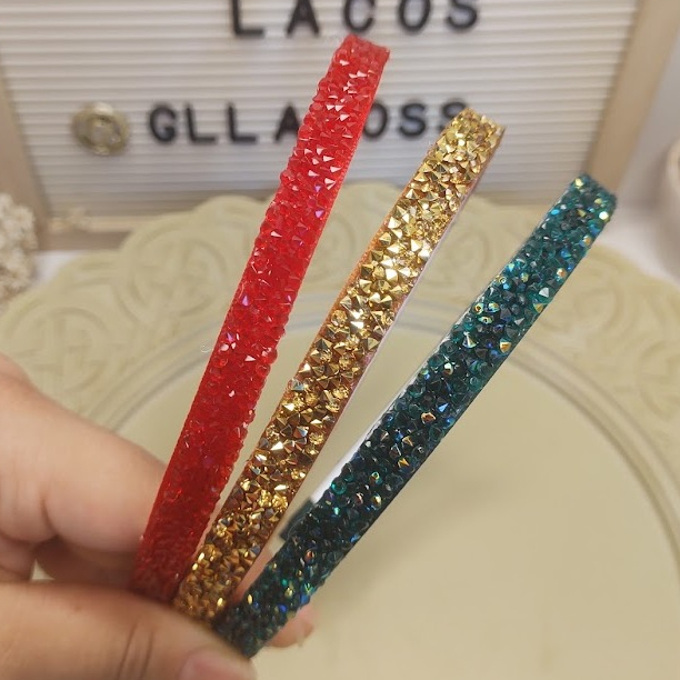 Tiara de Luxo com Strass Cravejado/ Arquinho de Luxo Adulto e Infantil