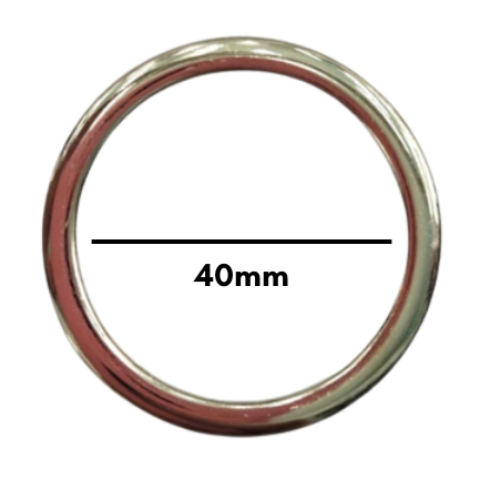 Argola Metal 40mm C/50 unidades Prata ou Dourada - Confecção / Artesanatos em Oferta na Shopee