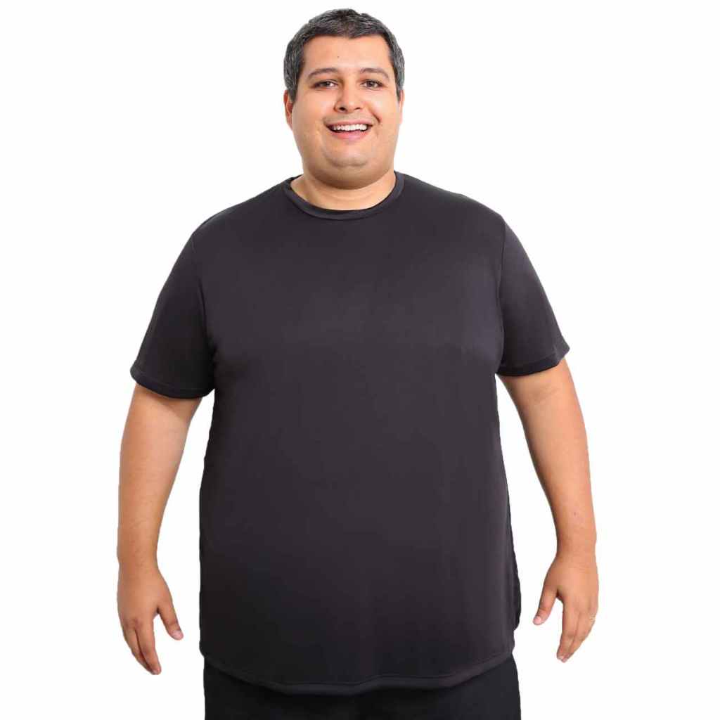 Camisa Plus Size Academia Dry fit em Oferta na Shopee