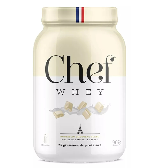 Chef Whey Protein Chocolate Branco Sem Lactose 907g