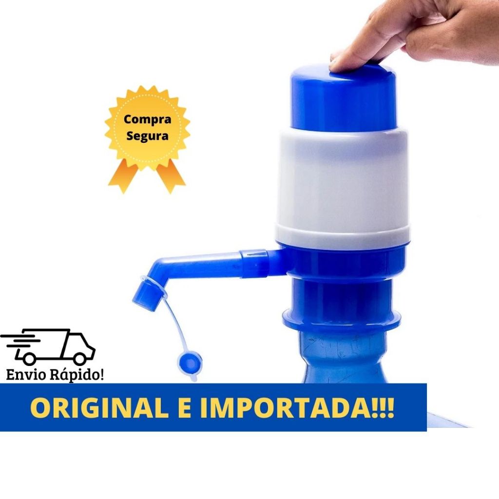 Bomba Manual Galão 10/20 Litros Água Mineral Do Bico P/ Copo Bebedouro