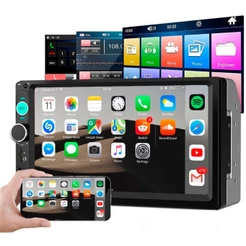 Dvd Automotivo 2 Din Central Multimidia Mp5 Bluetooth Usb Sd Tela 7 Hd Espelhamento