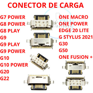 Kit Conector De Carga Moto G7 Power G8 Play G9 G50 One Macro G10 Tipo C